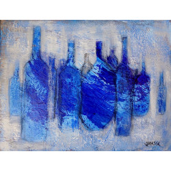Les bouteilles bleues